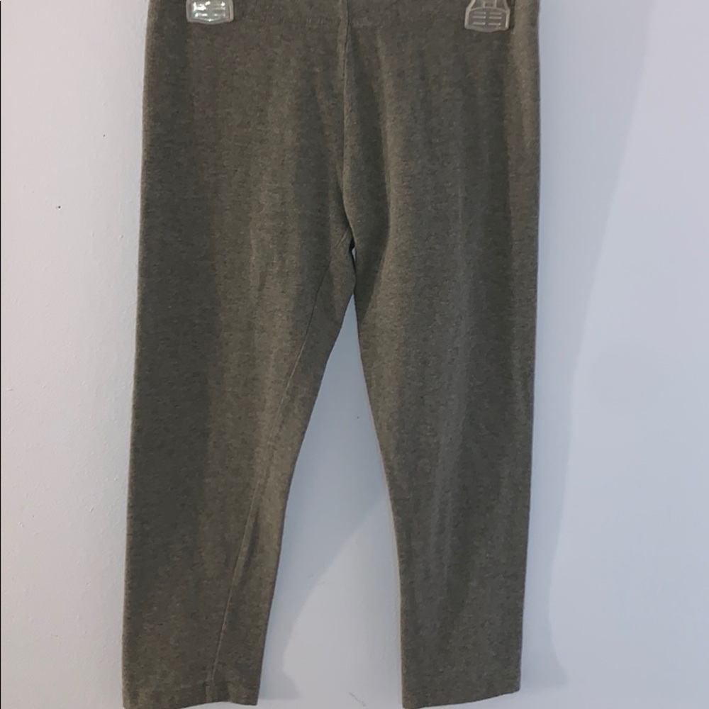 Grey cropped legging